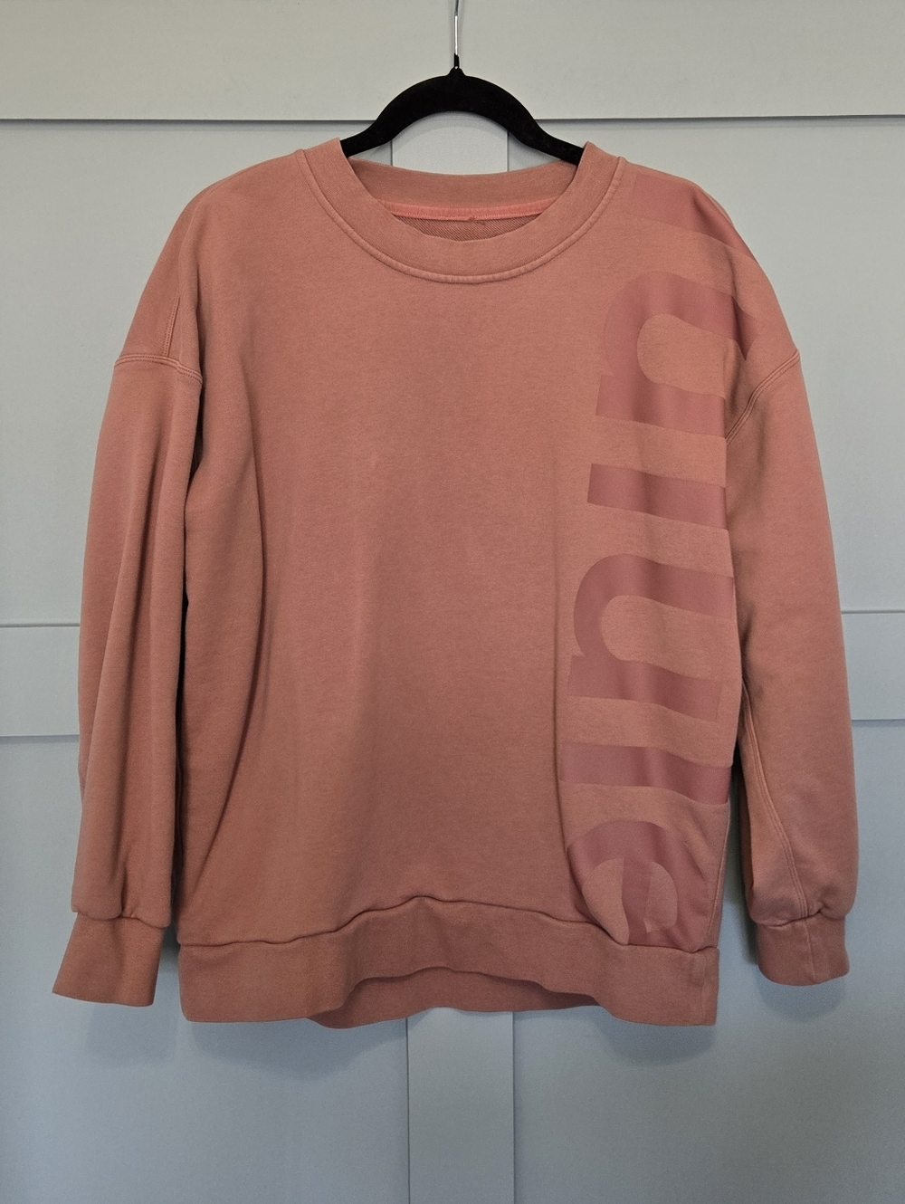 Lululemon Perfectly Oversized Crew With Large Logo, Approx. Size Is a M/L